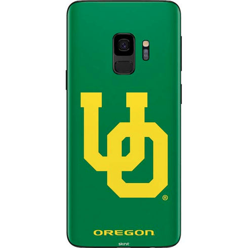 University of Oregon UO on Green Galaxy S9 Skin
